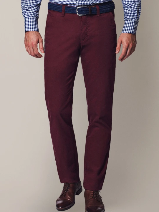 Zdjęcie produktu Spodnie Bordowe Chino Kevin Lancerto