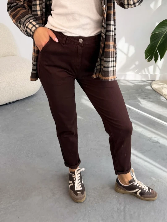 Zdjęcie produktu Spodnie Brązowe Dave ClothStore
