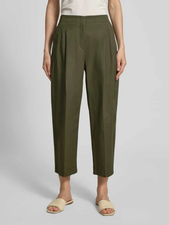 Zdjęcie produktu Spodnie capri z tylną kieszenią LUISA CERANO Khaki