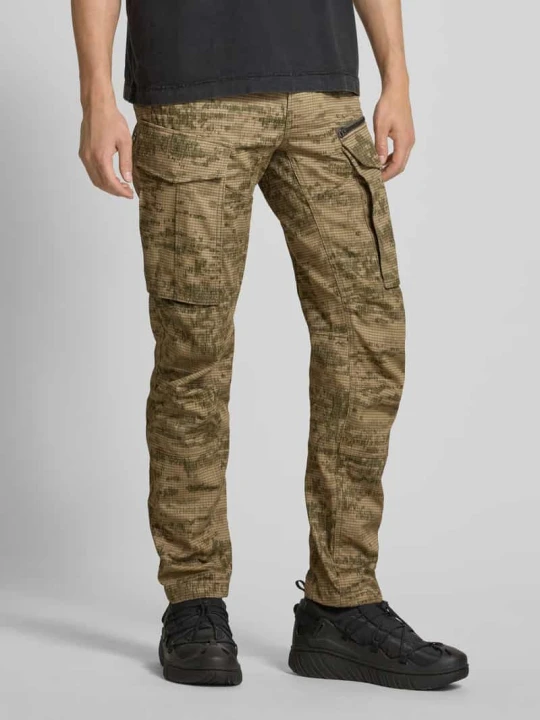 Zdjęcie produktu Spodnie cargo o kroju regular fit z czystej bawełny model ‘Rovic’ G-Star Raw Beżowy