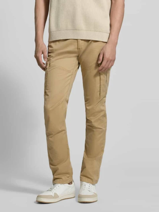 Zdjęcie produktu Spodnie cargo o kroju regular fit z mieszanki bawełny s.Oliver Camel