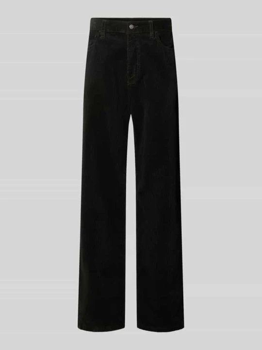 Zdjęcie produktu Spodnie cargo o kroju straight fit z mieszanki bawełny model 'LANDON' Carhartt WIP Ciemnozielony