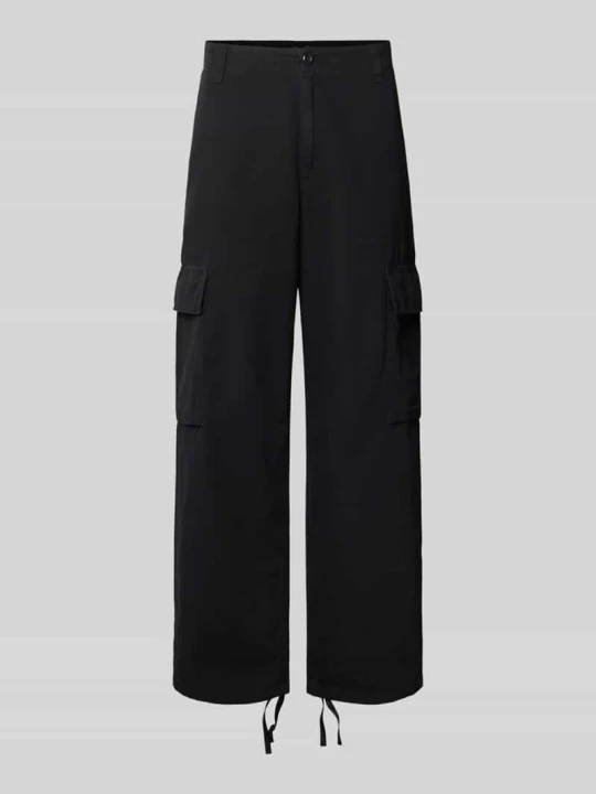 Zdjęcie produktu spodnie cargo z bawełny model 'Columbia' Carhartt WIP Antracytowy