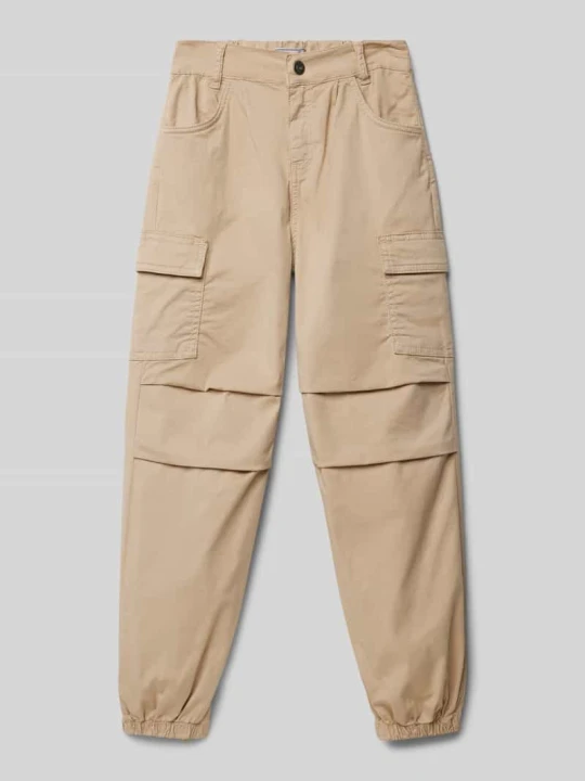 Zdjęcie produktu Spodnie cargo z kieszeniami cargo Blue Effect Camel