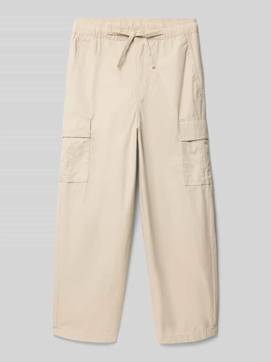 Zdjęcie produktu Spodnie cargo z kieszeniami z patką model 'STEVAN' Jack&Jones Écru