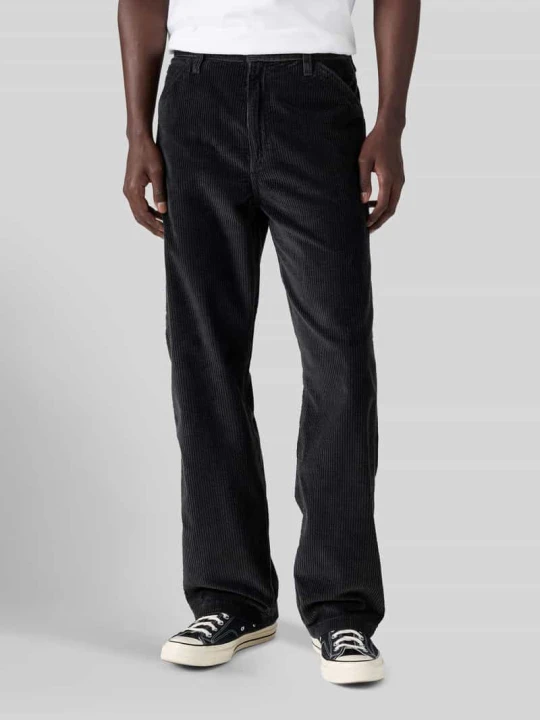 Zdjęcie produktu Spodnie sztruksowe o luźnym kroju z bawełny Levi's Czarny