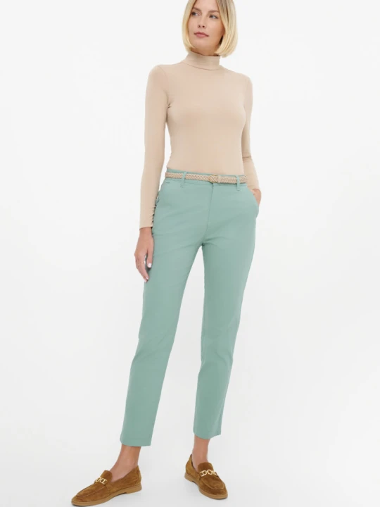 Zdjęcie produktu Spodnie chino miętowe Greenpoint