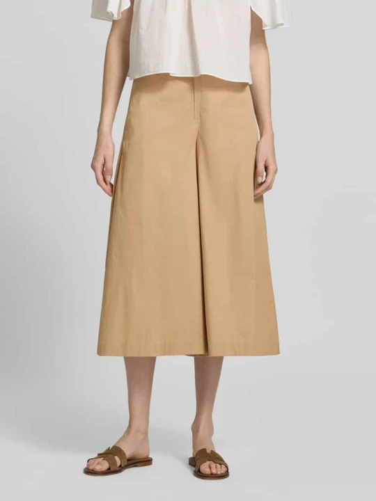Zdjęcie produktu Spodnie culotte z mieszanki bawełny w kroju regular fit model 'MELLI' BRAX Beżowy