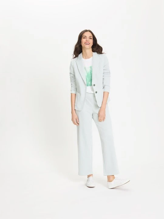 Zdjęcie produktu Spodnie damskie Anna w paski - Urban Jungle Olsen