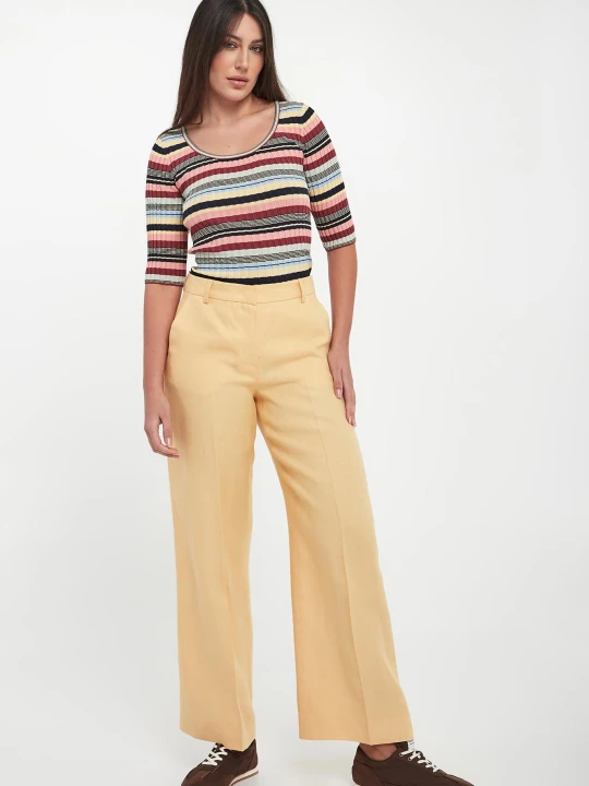 Zdjęcie produktu Spodnie damskie lniane Malizia WEEKEND MAX MARA
