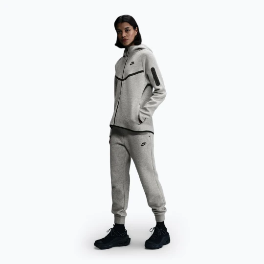 Zdjęcie produktu Spodnie damskie Nike Sportswear Tech Fleece Mid-Rise dark grey heather/black