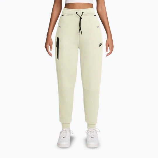Zdjęcie produktu Spodnie damskie Nike Sportswear Tech Fleece Mid-Rise sail / black Beżowy