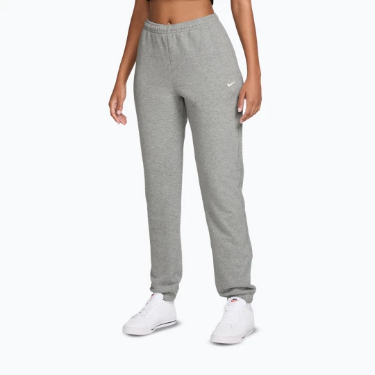 Zdjęcie produktu Spodnie damskie Nike Studio Fleece dark grey heather/Sail