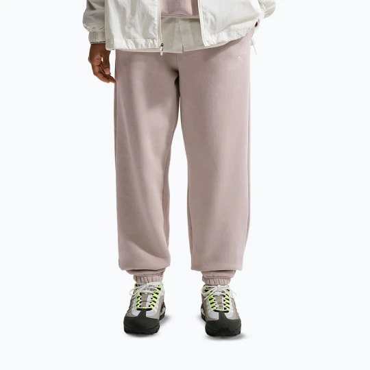Zdjęcie produktu Spodnie damskie Nike Studio Fleece Medium Weight cream Ii / sail Różowy