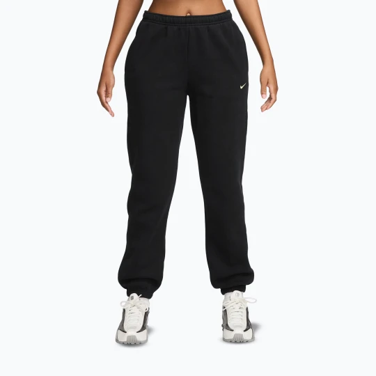 Zdjęcie produktu Spodnie damskie Nike Studio Fleece total black / sail