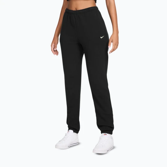 Zdjęcie produktu Spodnie damskie Nike Studio Fleece total black/sail