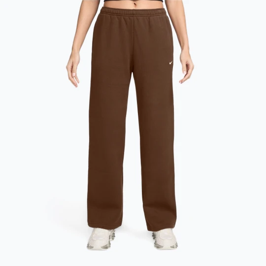 Zdjęcie produktu Spodnie damskie Nike Studio Fleece total cacao wow / sail Brązowy