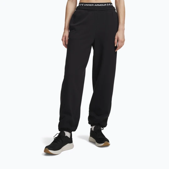 Zdjęcie produktu Spodnie damskie Under Armour Icon Fleece Gym Pant ultimate black / white