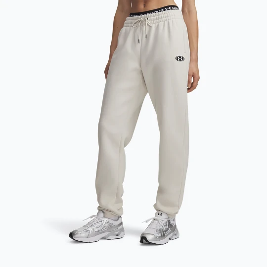 Zdjęcie produktu Spodnie damskie Under Armour Icon Fleece Nov Jogger summit white / white