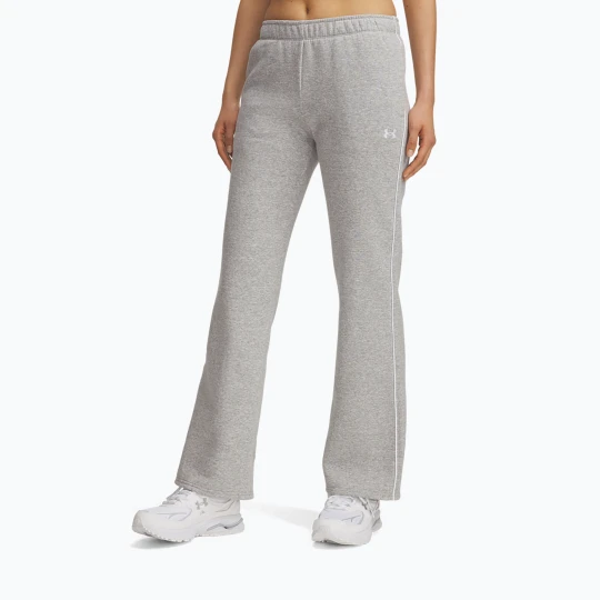 Zdjęcie produktu Spodnie damskie Under Armour Rival Fleece Piped mod gray light heather white Szary