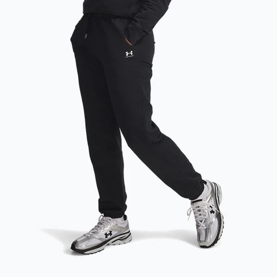 Zdjęcie produktu Spodnie damskie Under Armour Sport Terry Jogger black/white
