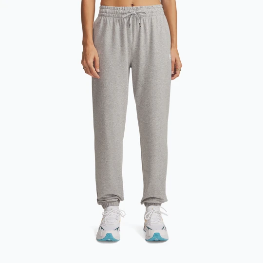 Zdjęcie produktu Spodnie damskie Under Armour Sport Terry Jogger Mod gray light heather / white Szary