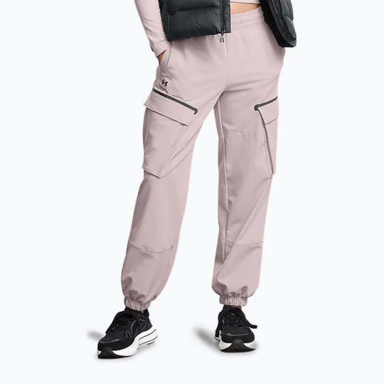 Zdjęcie produktu Spodnie damskie Under Armour Unstoppable Cargo tetra grey / black