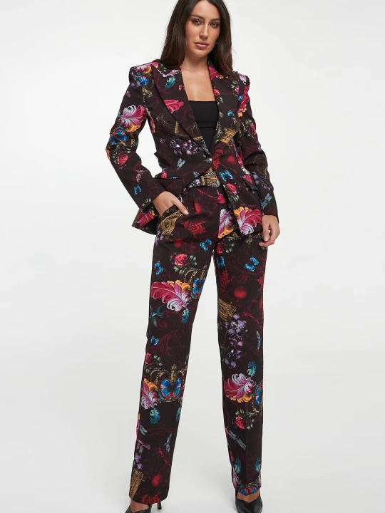 Zdjęcie produktu Spodnie damskie we wzór VERSACE JEANS COUTURE