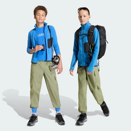 Zdjęcie produktu Spodnie dla dzieci Terrex Kids Xploric CLIMA365 Cargo Adidas Tent Green