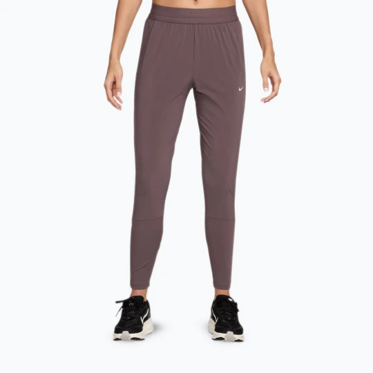 Zdjęcie produktu Spodnie do biegania damskie Nike Swift Dri-Fit Mid-Rise tattoo Brązowy