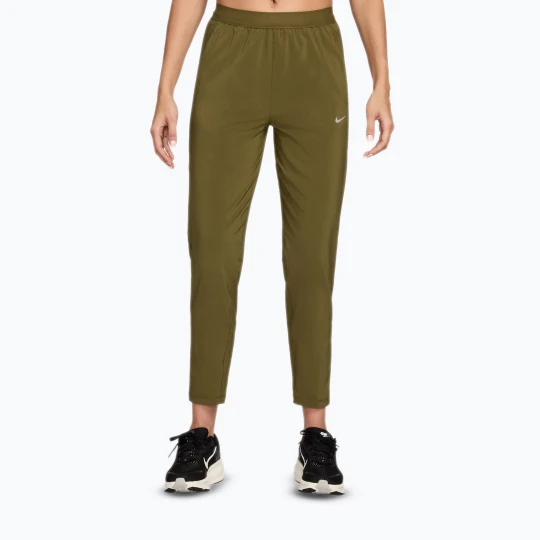 Zdjęcie produktu Spodnie do biegania damskie Nike Tempo Dri-Fit Mid-Rise 7 / 8 olive flak Zielony