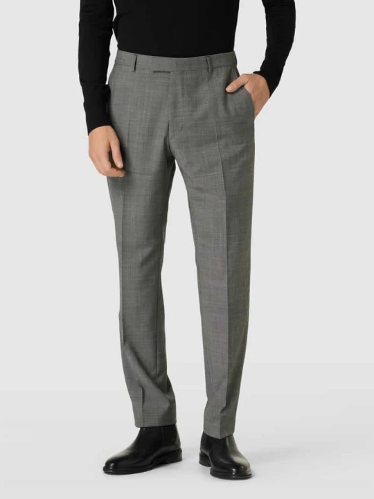 Zdjęcie produktu Nowoczesne spodnie garniturowe o kroju Modern Fit z dodatkiem wełny model „Brad” JOOP! Antracytowy
