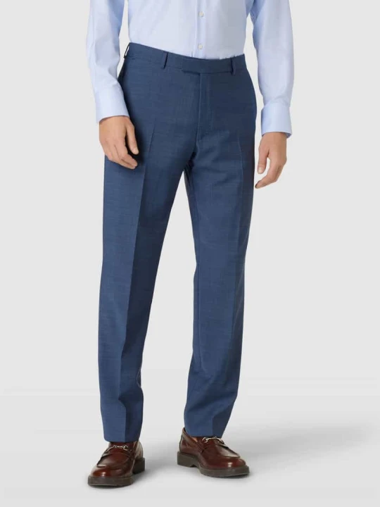 Zdjęcie produktu Nowoczesne spodnie garniturowe o kroju Modern Fit z dodatkiem wełny model „Brad” JOOP! Niebieski