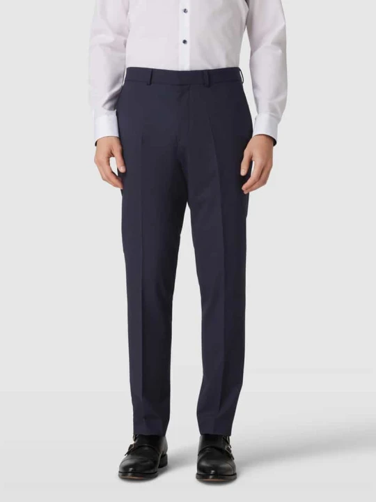 Zdjęcie produktu Spodnie do garnituru o kroju slim fit w kant model ‘OULTIMATE’ s.Oliver Granatowy