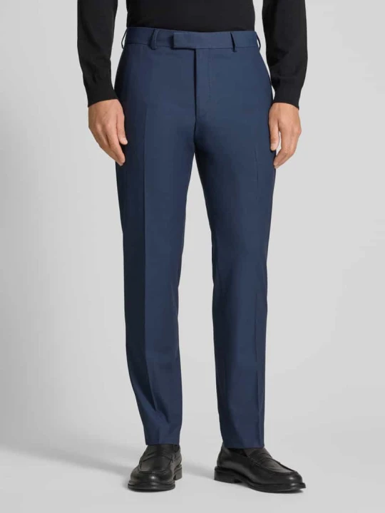 Zdjęcie produktu Spodnie do garnituru o kroju slim fit w kant model ‘Melwin’ Strellson Ciemnoniebieski