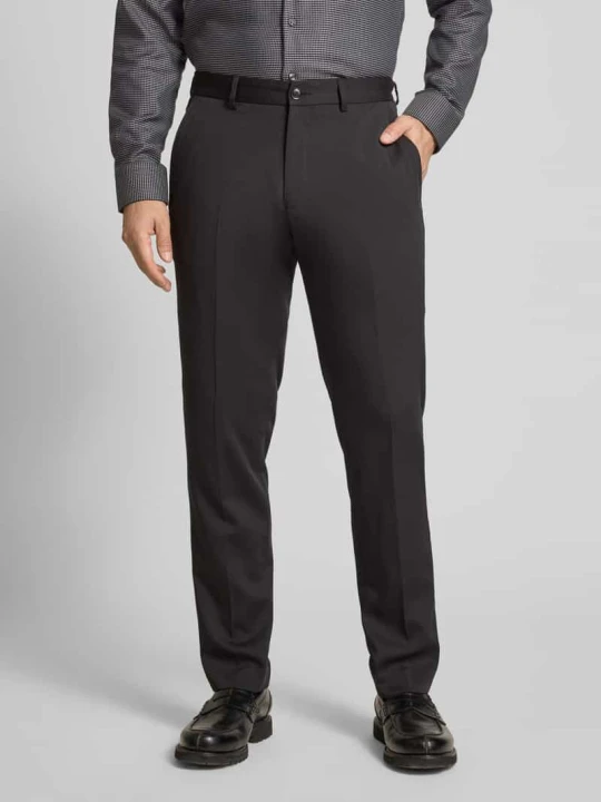 Zdjęcie produktu Spodnie do garnituru o kroju slim fit w kant s.Oliver Czarny