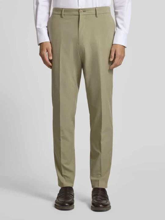 Zdjęcie produktu Spodnie do garnituru o kroju slim fit z dodatkiem wiskozy s.Oliver Jasnozielony