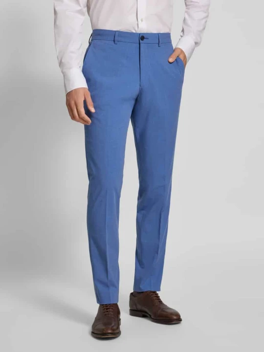 Zdjęcie produktu Spodnie do garnituru o kroju slim fit z dodatkiem wiskozy s.Oliver Niebieski