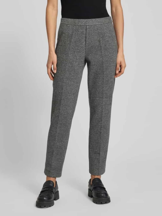 Zdjęcie produktu Spodnie do garnituru o kroju slim fit z mieszanki bawełny Marc O'Polo Średnioszary