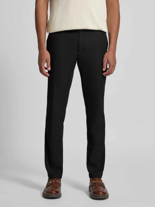 Zdjęcie produktu Spodnie do garnituru o kroju slim fit z mieszanki bawełny model ‘KAITON’ Boss Czarny