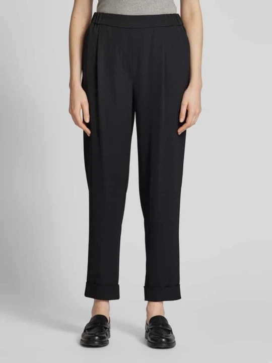 Zdjęcie produktu Spodnie do garnituru o kroju slim fit z zakładkami w pasie Jake*s Czarny