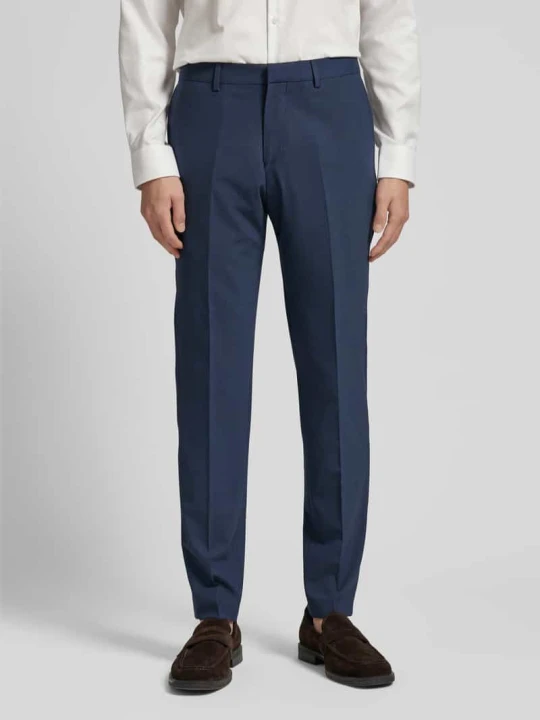 Zdjęcie produktu Spodnie do garnituru o kroju slim fit ze wzorem w pepitkę model ‘s.O ULTIMATE’ s.Oliver Granatowy