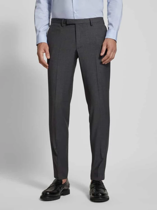 Zdjęcie produktu Spodnie do garnituru o kroju super slim fit z dodatkiem żywej wełny model ‘Cicastello’ ‘CIPOWERSTRETCH’ CINQUE Średnioszary