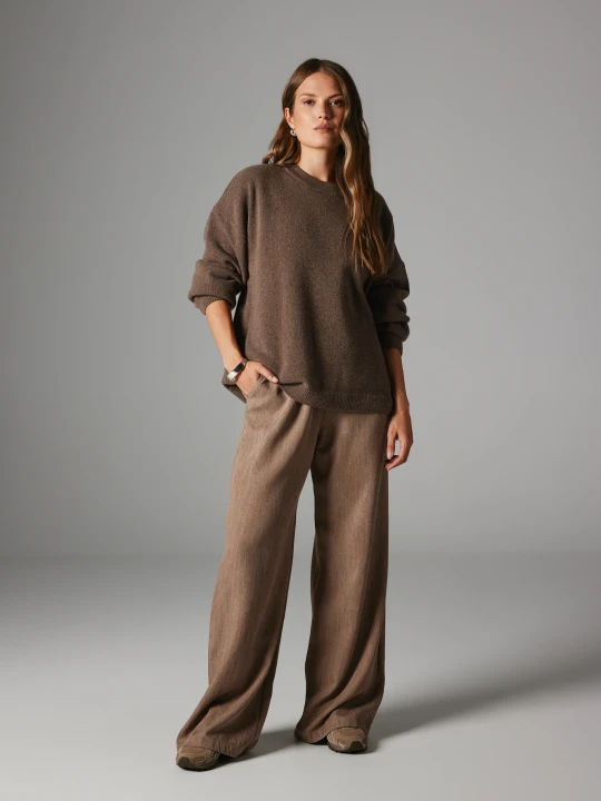 Zdjęcie produktu SPODNIE DORIS TAUPE DENIM S - Flawless