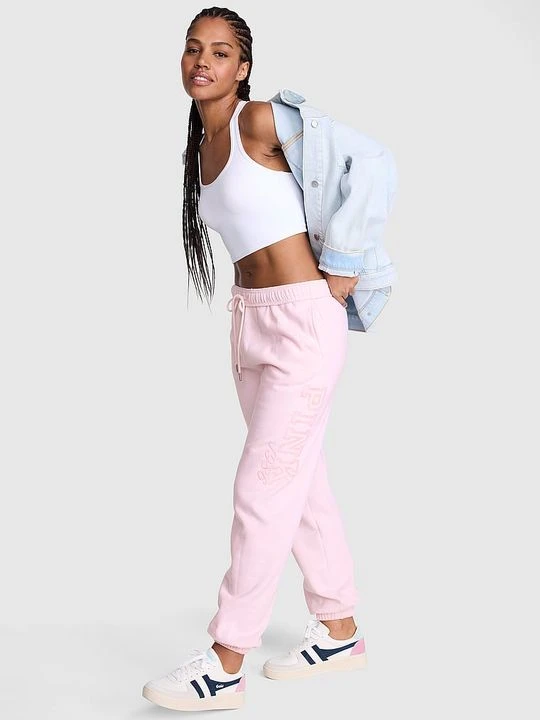 Zdjęcie produktu Spodnie dresowe Campus Fleece Victoria's Secret Różowy