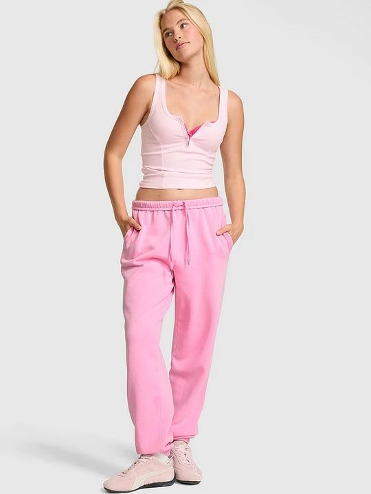 Zdjęcie produktu Spodnie dresowe Campus Fleece Victoria's Secret Różowy