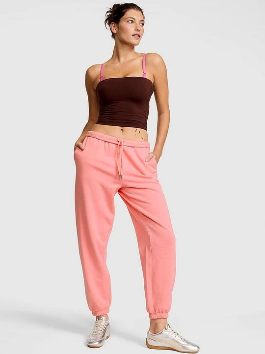 Zdjęcie produktu Spodnie dresowe Campus Fleece Victoria's Secret Różowy