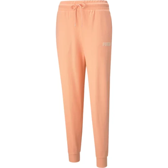 Zdjęcie produktu Spodnie dresowe damskie Modern Basics High Waist Puma Pomarańczowy