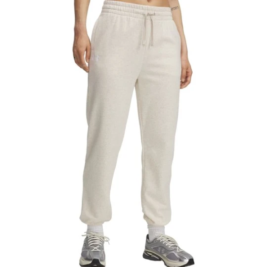 Zdjęcie produktu Spodnie dresowe damskie Rival Terry Jogger Under Armour Beżowy