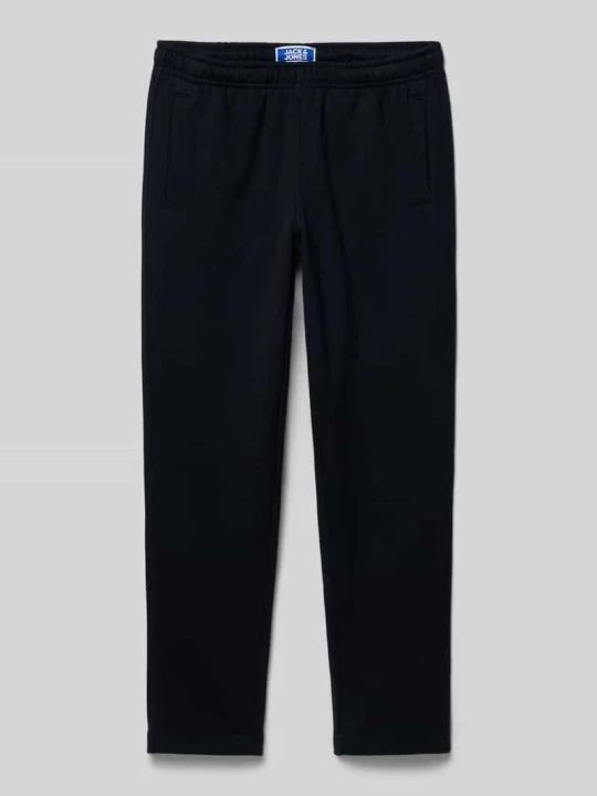 Zdjęcie produktu Spodnie dresowe o kroju regular fit z elastycznym pasem Jack&Jones Czarny